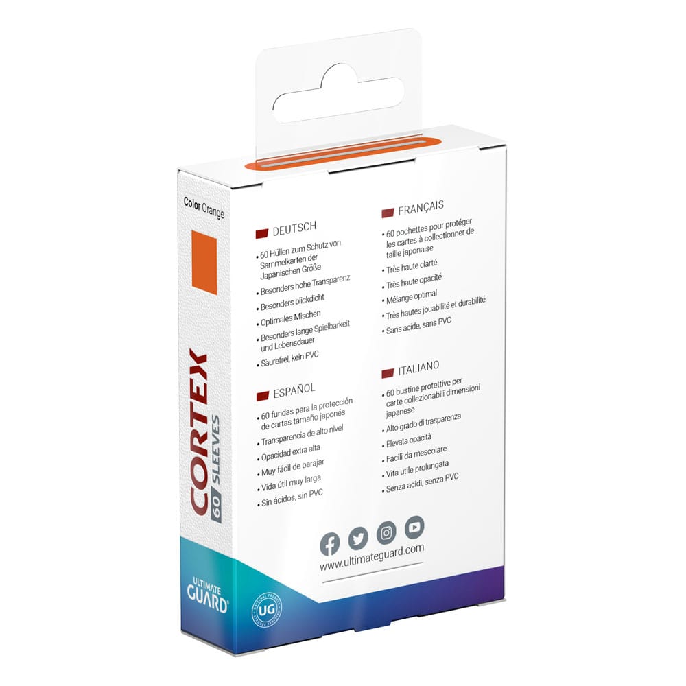 Ultimate Guard Cortex Sleeves Japanese Size (60) - Orange P062101