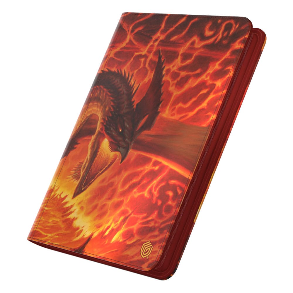 Ultimate Guard Zipfolio 360 Xenoskin Magic: The Gathering "Tarkir: Dragonstorm" -  Magmatic Hellkite P062203