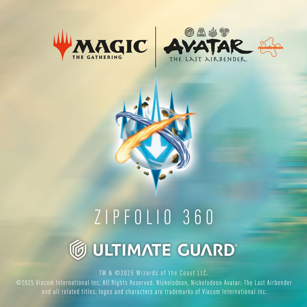 Zipfolio 360 Xenoskin Magic: The Gathering ''Avatar: The Last Airbender'' - Blue Main Character P065272