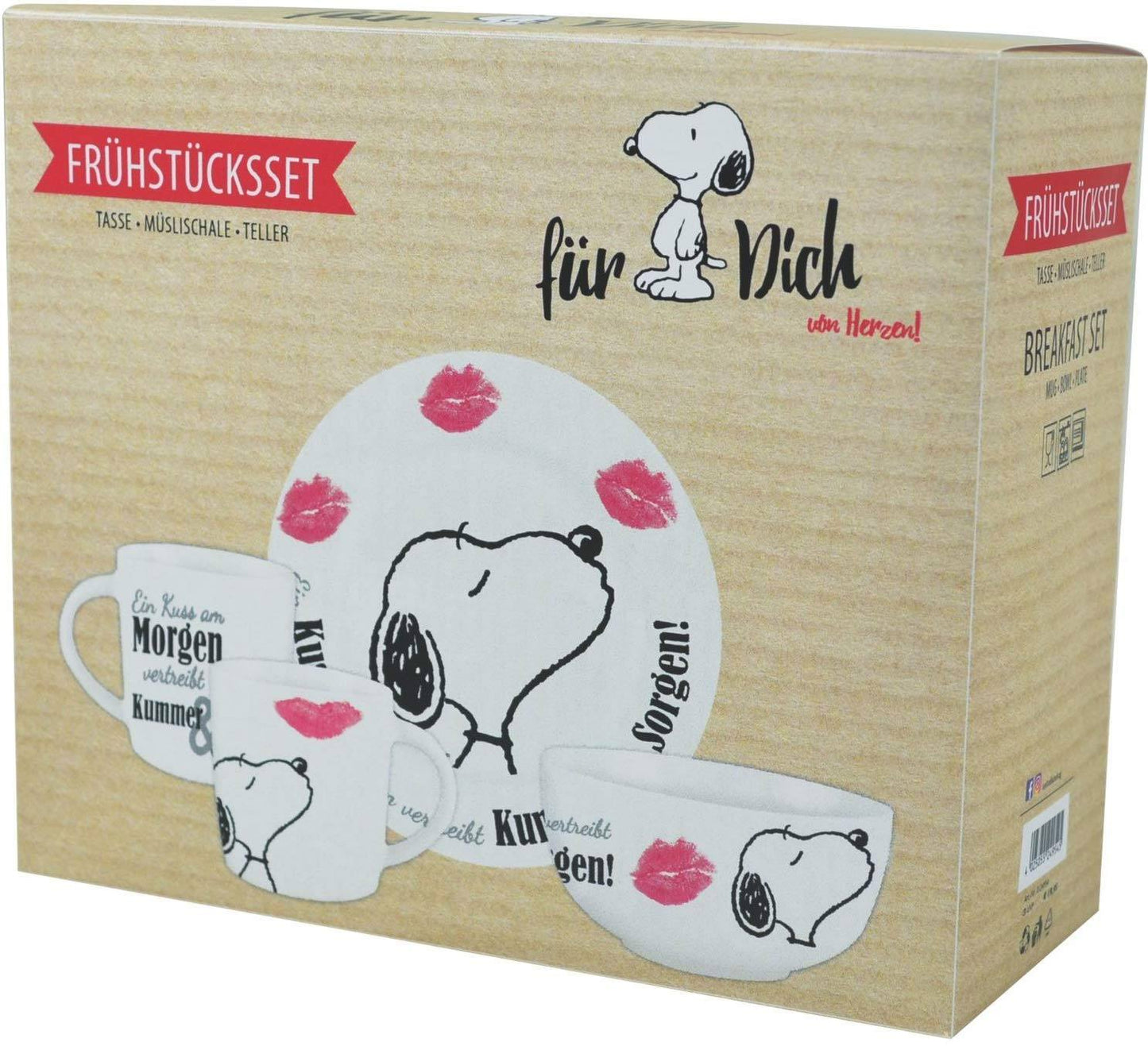 Peanuts Breakfast Set Snoopy P062345