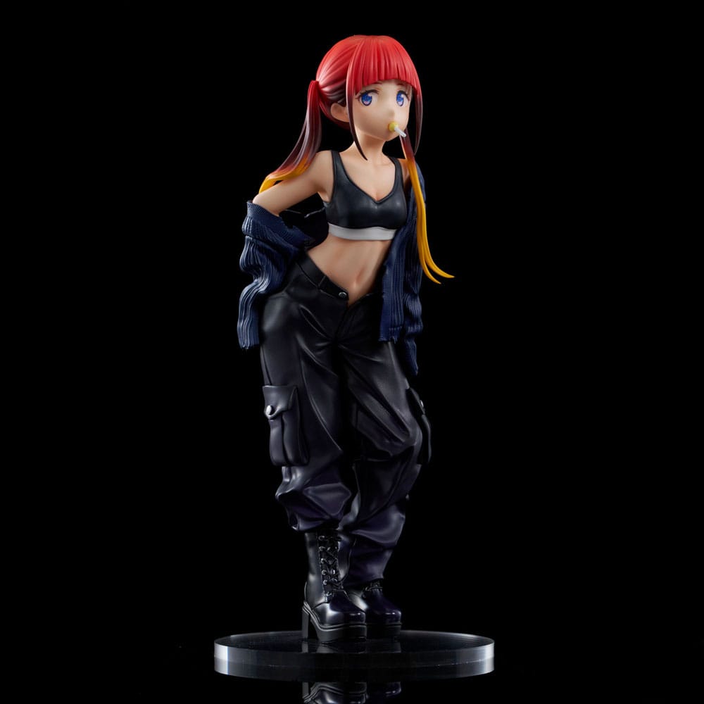 Gridman Universe Zozo Black Collection Statue PVC Chise Asukagawa 21 cm P062387