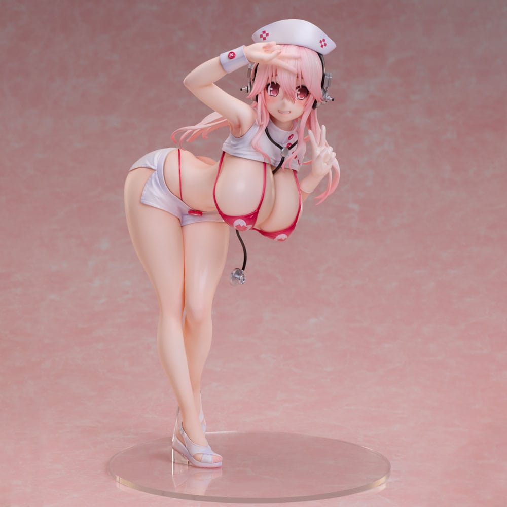 Super Sonico PVC Statue 1/6 Super Sonico Nurse Bikini Ver. 22 cm P065225