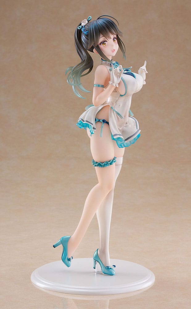 Avian Romance Pink Label 5 PVC Statue 1/6 Ponytail Girl: Qipao 29 cm