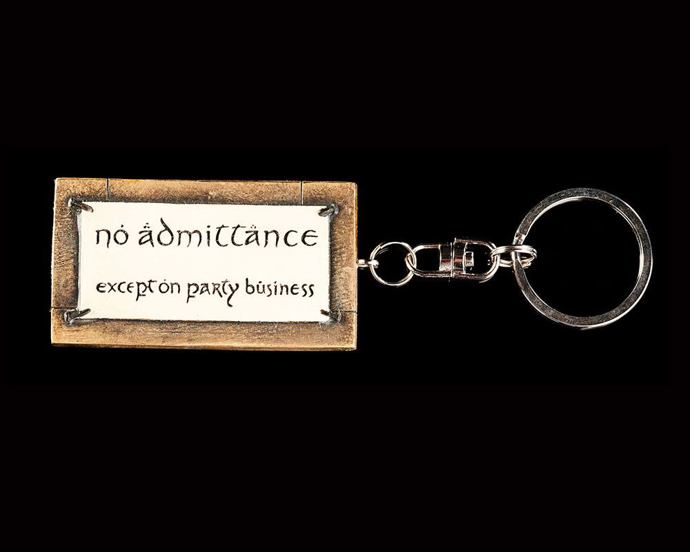 Lord of the Rings Key Ring No Admittance 6 cm P062823