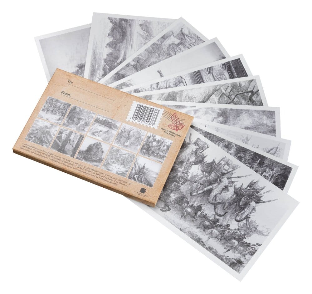 Lord of the Rings Postcards Set Concept Art by Alan Lee: The Lord of the Rings 15 x 12 cm P072772