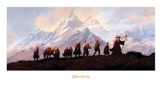 Lord of the Rings Art Print The Fellowship of the Ring: 20th Anniversary 59 x 30 cm P062833