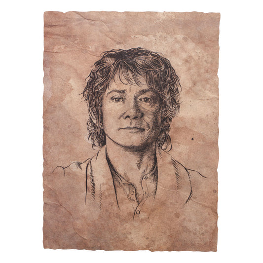 The Hobbit Art Print Portrait of Bilbo Baggins 21 x 28 cm P062914