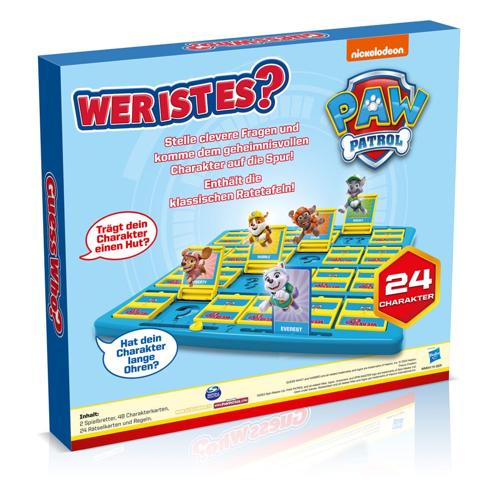 PAW Patrol Board Game Guess Who *German Version* P062952