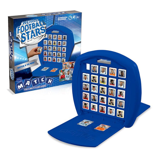 World Football Stars Top Trumps Match The Crazy Cube Game P062956