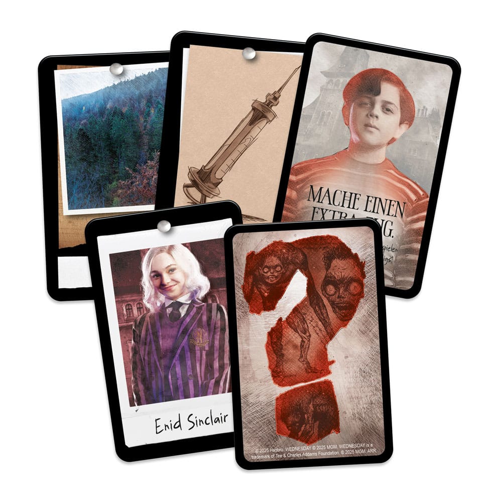 Wednesday Board Game Clue *German Version*