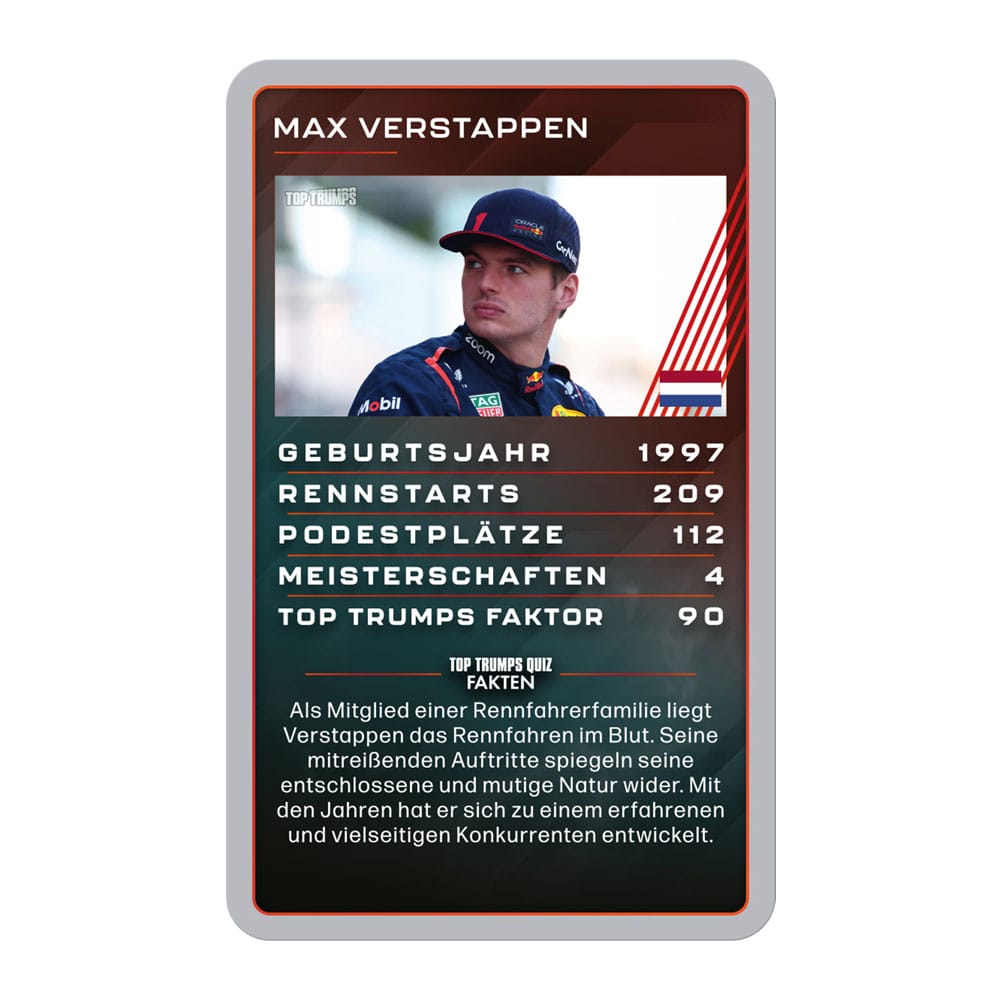Grand Prix Helden Card Game Top Trumps Collectables *German Version*