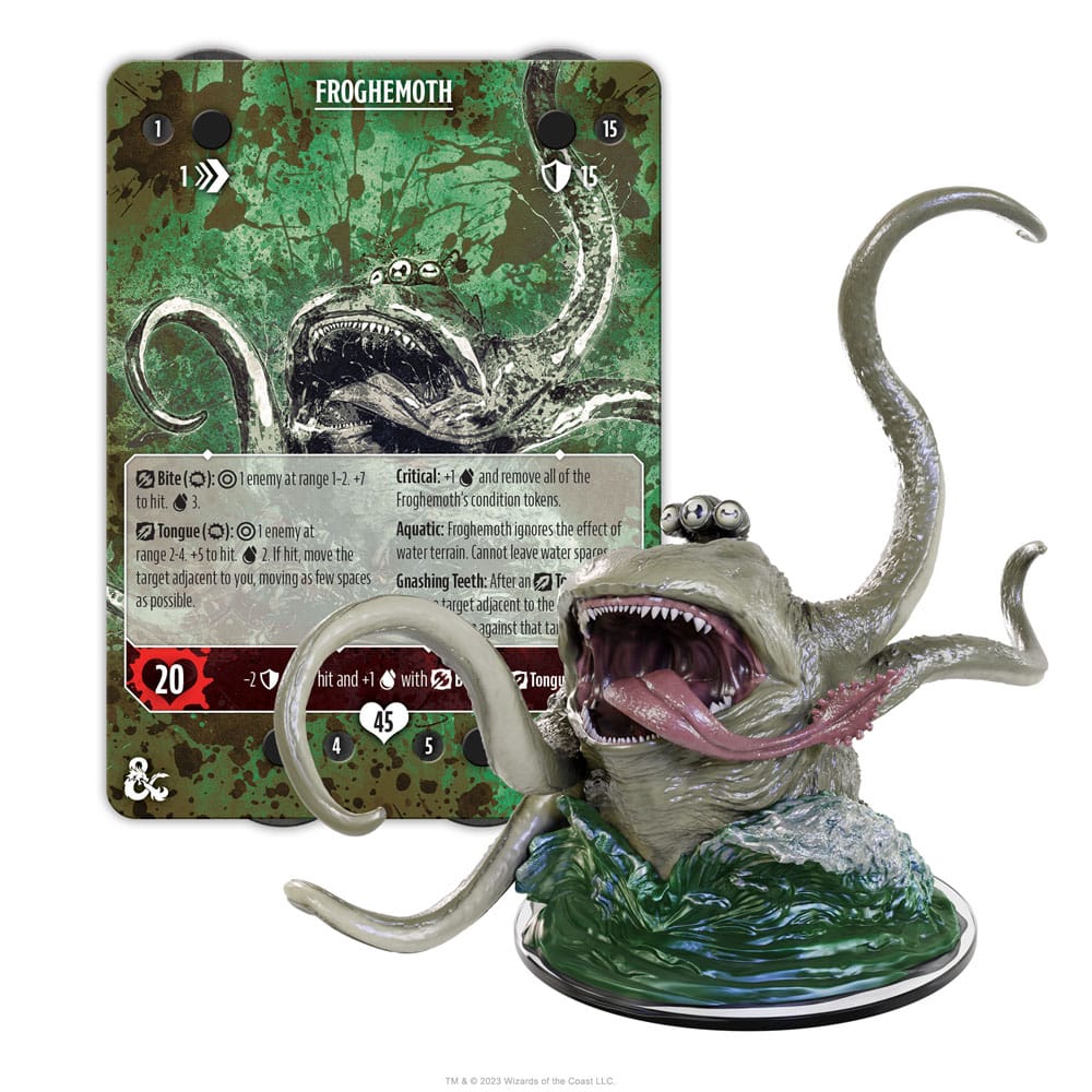 Dungeons & Dragons Game Expansion Onslaught Nightmare of the Frogmire Coven - Maps & Monsters Expansion *English Version*