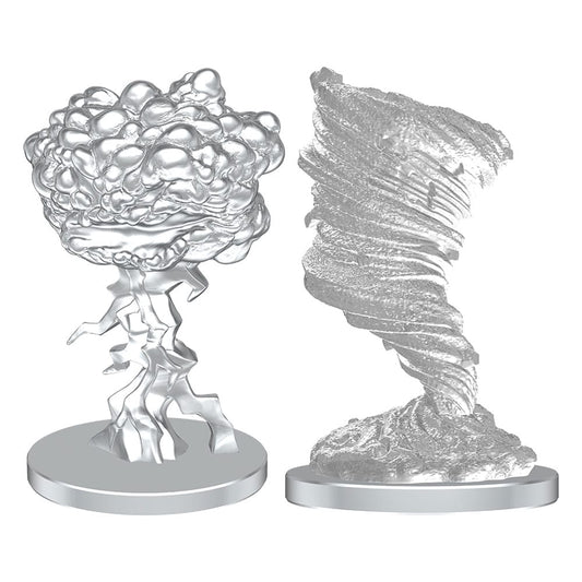 Pathfinder Deep Cuts Unpainted Miniatures Living Thunderclap & Living Whirlwind P063177