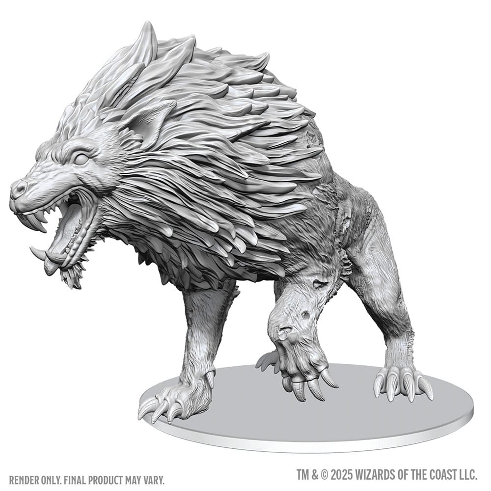 D&D Nolzur's Marvelous Miniatures Unpainted Miniatures Dire Worg 11 cm P065470