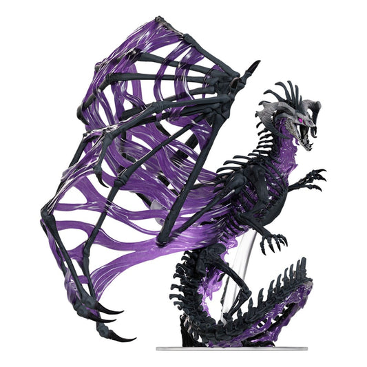 D&D Icons of the Realms Boxed prepainted Miniatures Black Dracolich 30 cm P063221