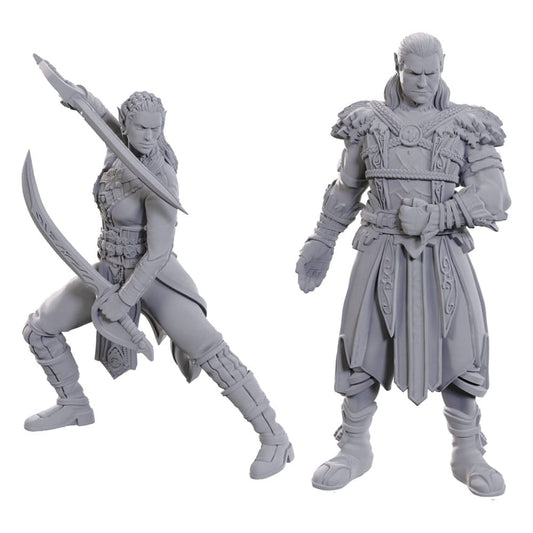 D&D Nolzur's Marvelous Miniatures Unpainted Miniature Jaheira & Halsin P063230