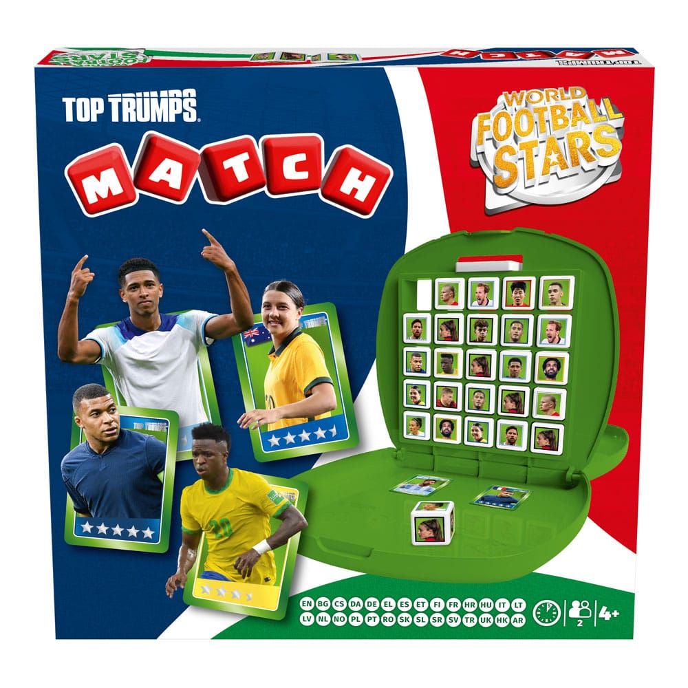 World football stars Top Trumps Match - The Crazy Cube Game Green Version