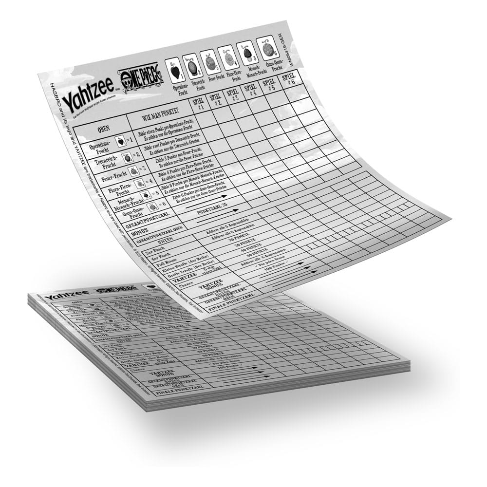 One Piece Yahtzee *German Version*