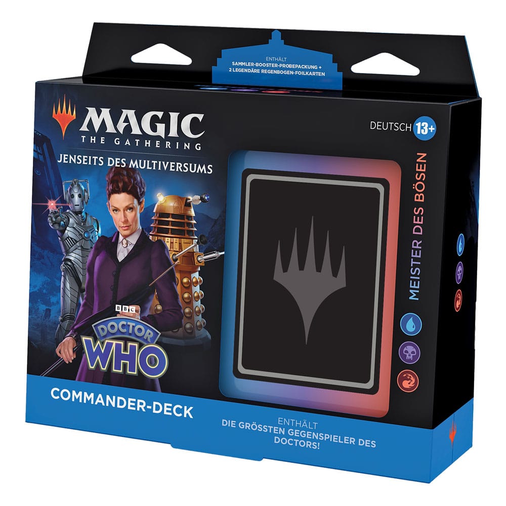 Magic the Gathering Jenseits des Multiversums: Doctor Who Commander Decks Display (4) german P066211
