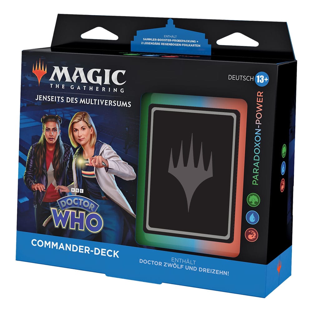 Magic the Gathering Jenseits des Multiversums: Doctor Who Commander Decks Display (4) german P066211