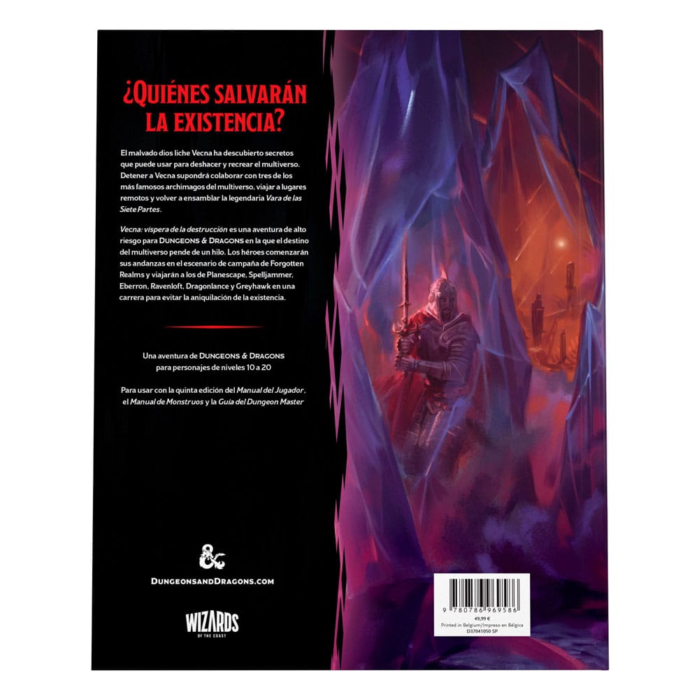 Dungeons & Dragons RPG Adventure Vecna: Vispera de la Destruccion spanish