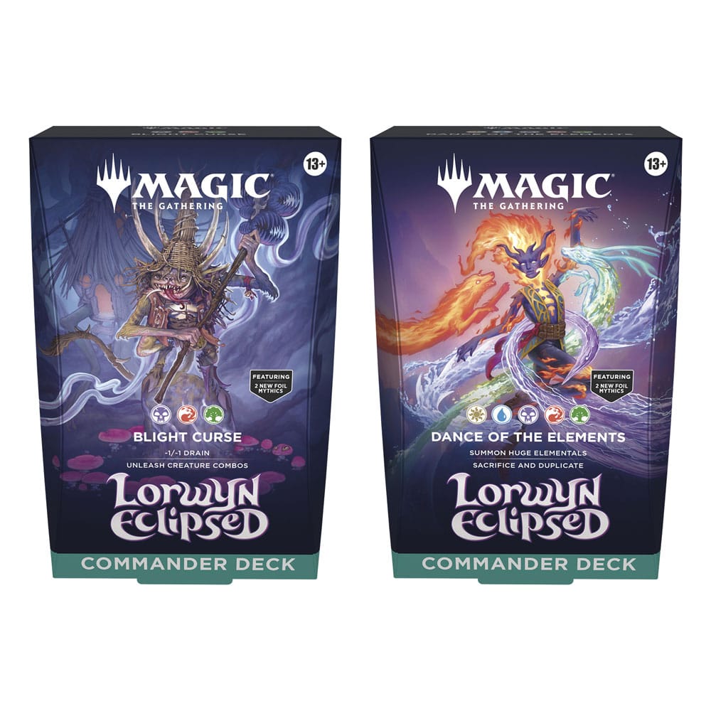 Magic the Gathering Lorwyn Eclipsed Commander Decks Display (4) english P063515