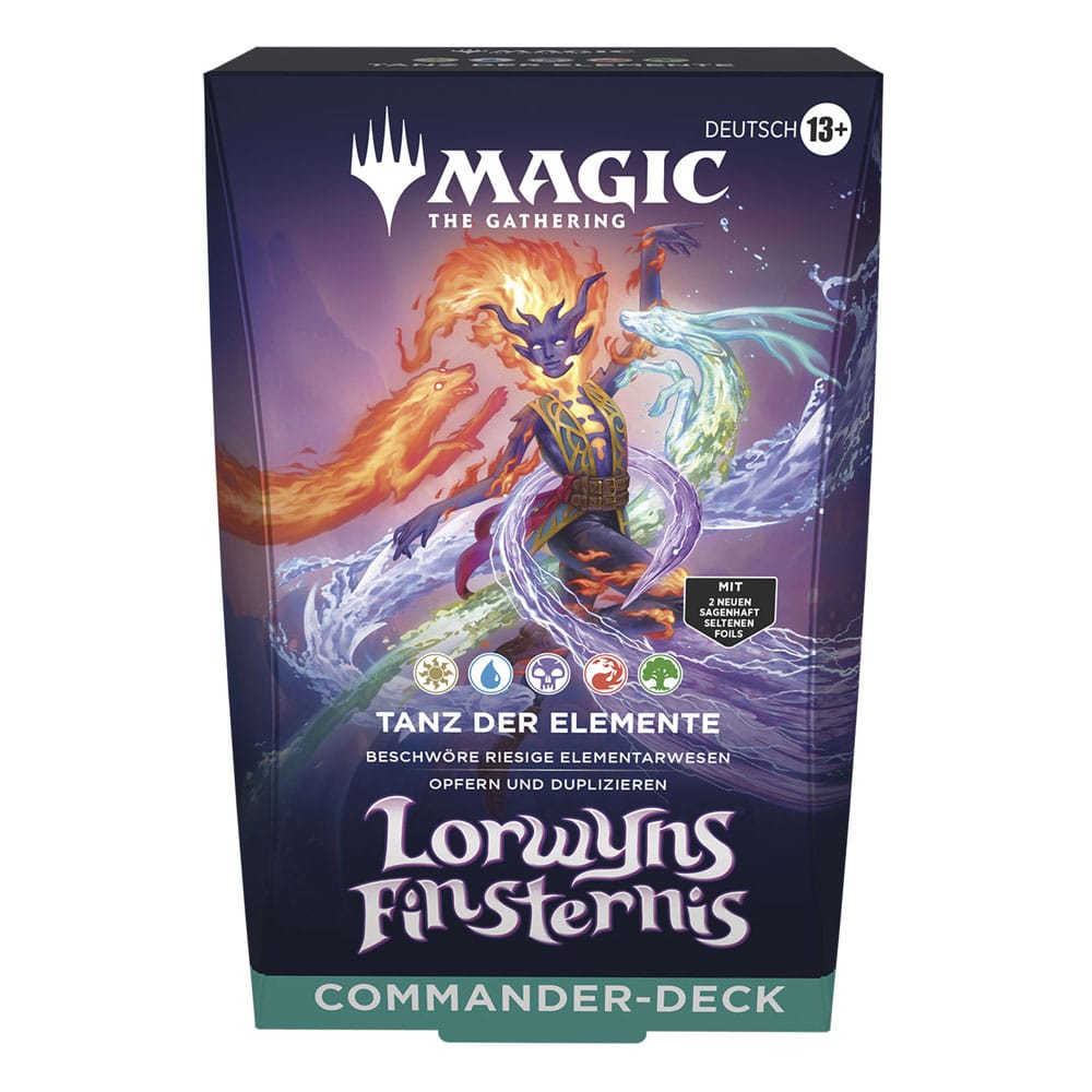 Magic the Gathering Lorwyns Finsternis Commander Decks Display (4) german P063516
