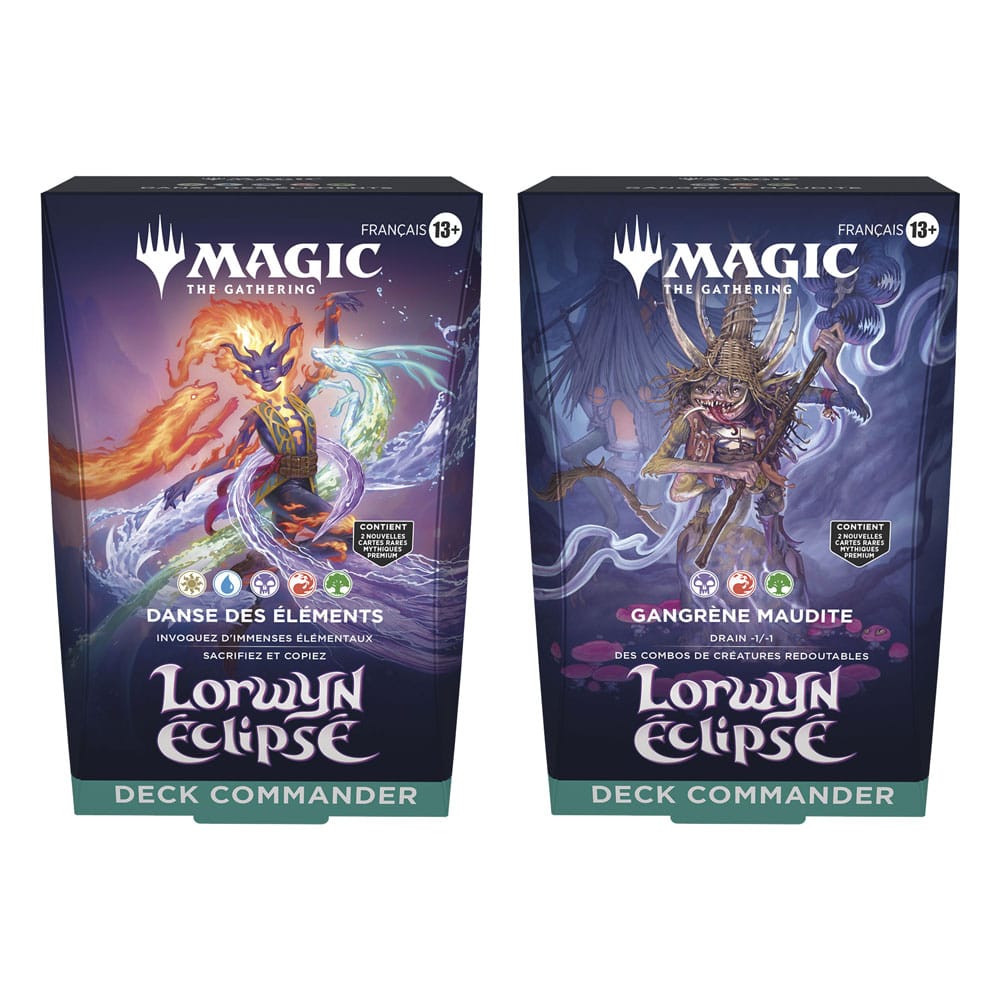 Magic the Gathering Lorwyn éclipsé Commander Decks Display (4) french P063517