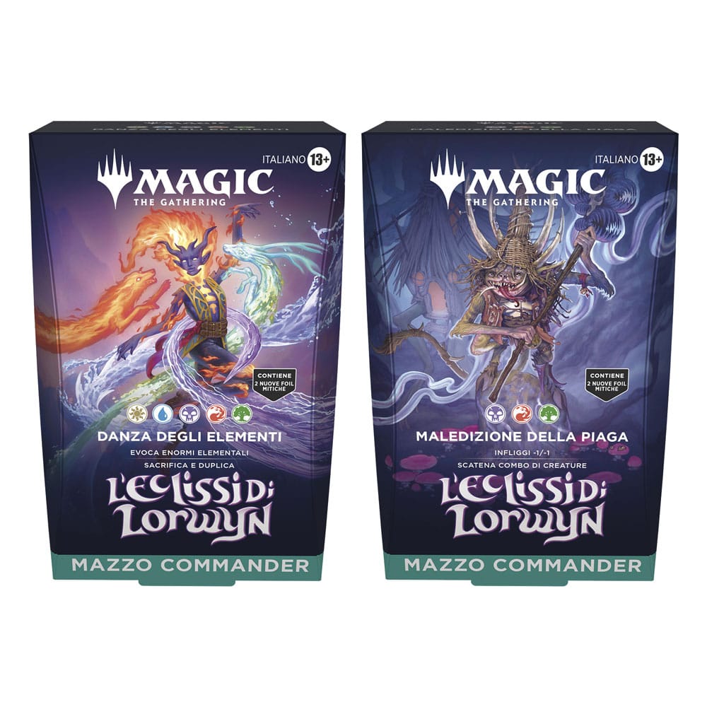 Magic the Gathering L'Eclissi di Lorwyn Commander Decks Display (4) italian P063518