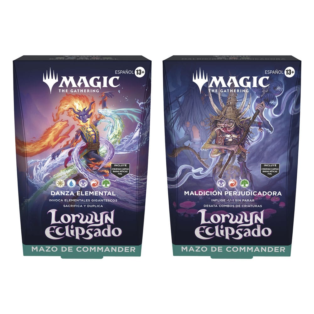 Magic the Gathering Lorwyn eclipsado Commander Decks Display (4) spanish P063519
