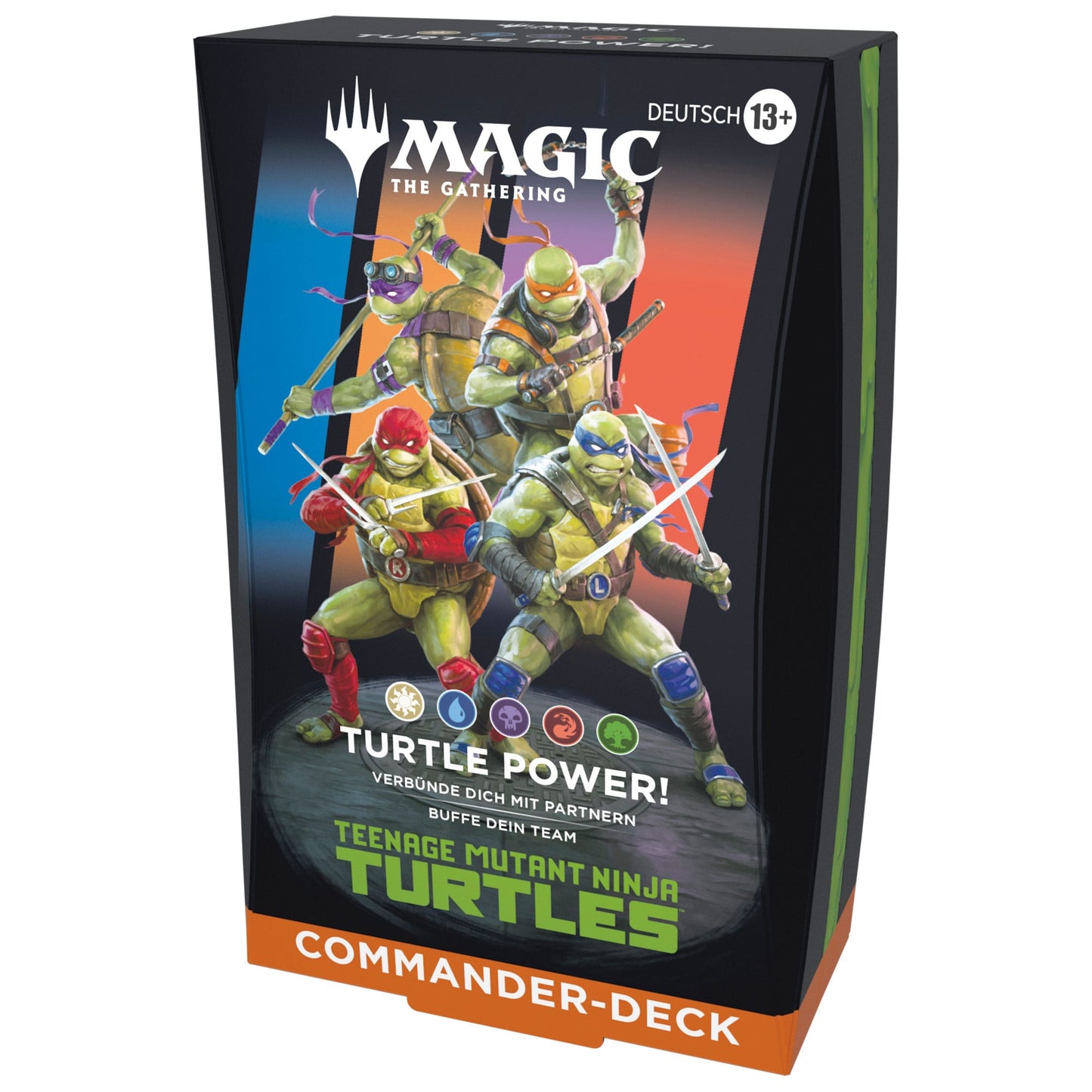 Magic the Gathering Teenage Mutant Ninja Turtles Commander Decks Case (4) german P065666