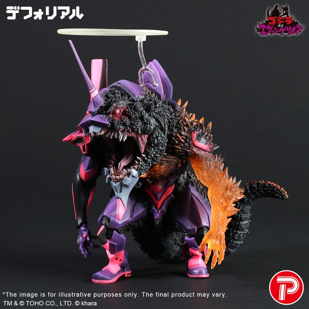 Godzilla vs. Evangelion Deforeal PVC Statue Test Type-01 Burning ''G'' Awakening Form 19 cm