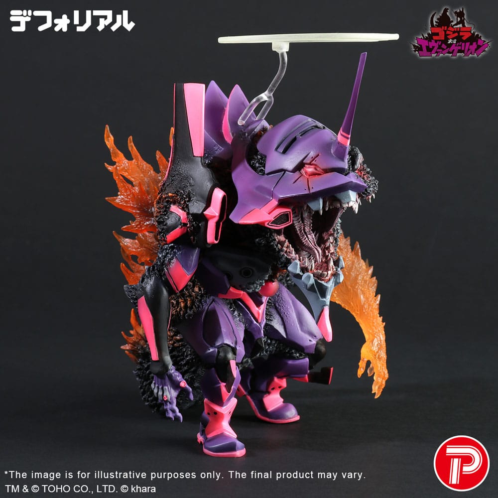 Godzilla vs. Evangelion Deforeal PVC Statue Test Type-01 Burning ''G'' Awakening Form 19 cm