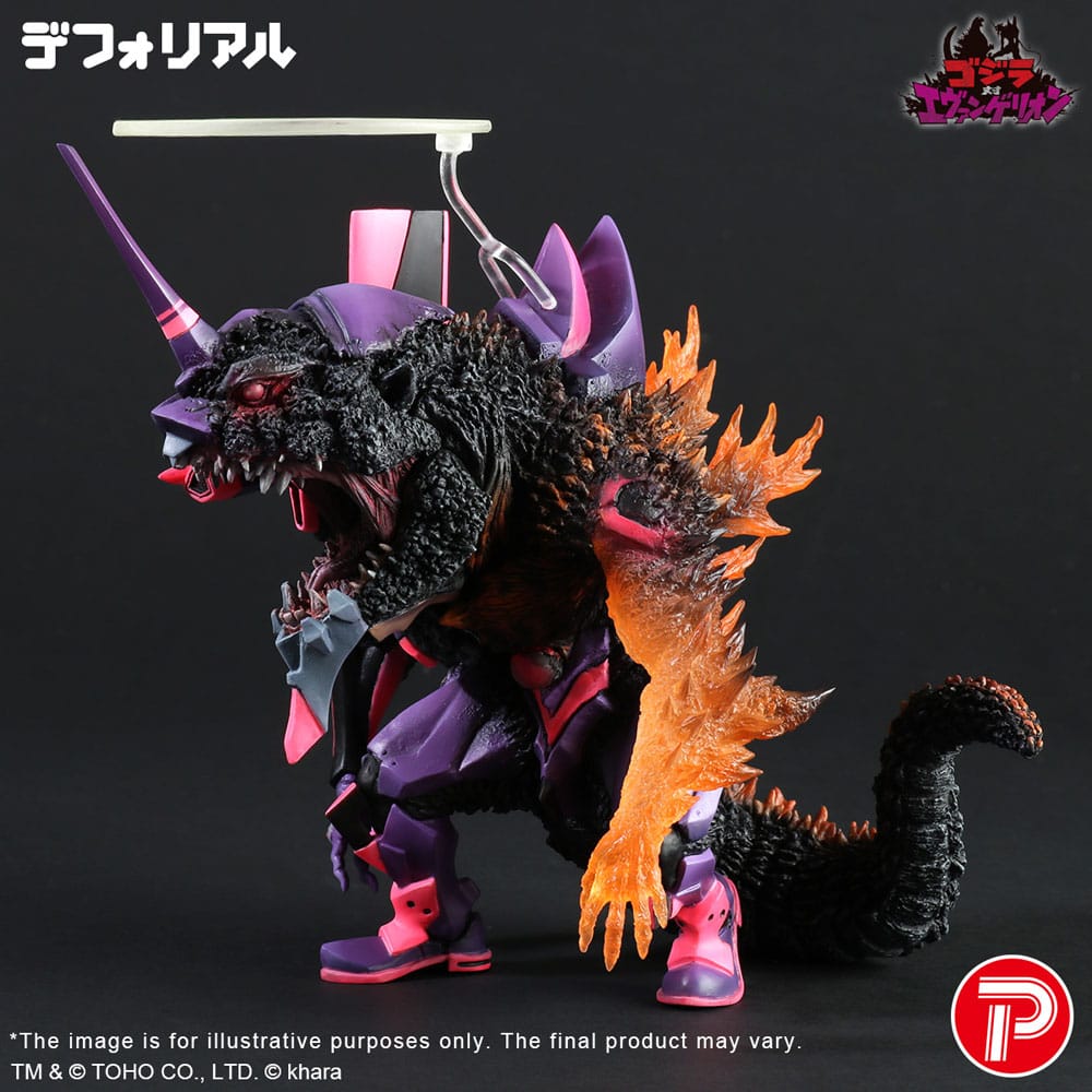 Godzilla vs. Evangelion Deforeal PVC Statue Test Type-01 Burning ''G'' Awakening Form 19 cm