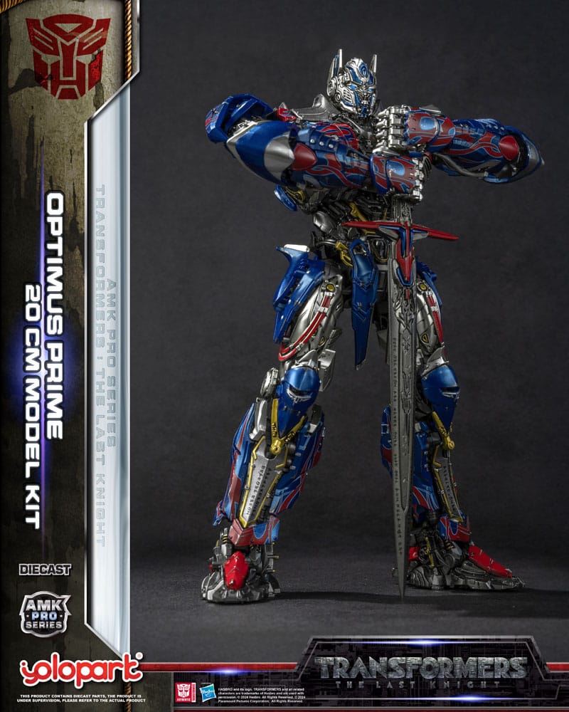 TRANSFORMERS: THE LAST KNIGHT AMK PRO SERIES PLASTIC MODEL KIT OPTIMUS PRIME (OV