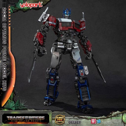 Transformers: Rise of the Beasts AMK Pro Series Plastic Model Kit Optimus Prime (Oversea Version) 20 cm P063602