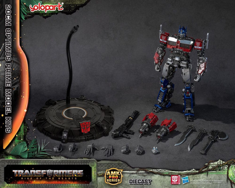 Transformers: Rise of the Beasts AMK Pro Series Plastic Model Kit Optimus Prime (Oversea Version) 20 cm P063602