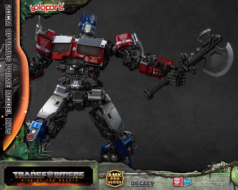 Transformers: Rise of the Beasts AMK Pro Series Plastic Model Kit Optimus Prime (Oversea Version) 20 cm P063602