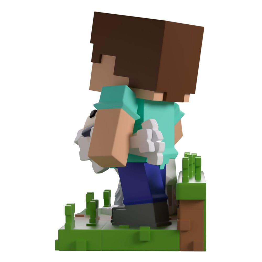 Minecraft Vinyl Figure Taming a Wolf 10 cm P063675