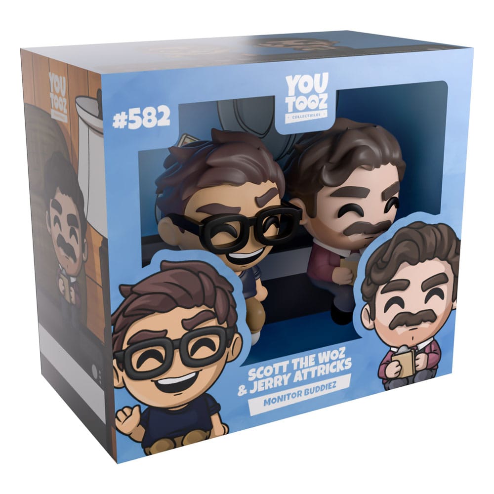 Scott the Woz Vinyl Figures Scott the Woz & Jerry Attricks Monitor Buddiez P063720