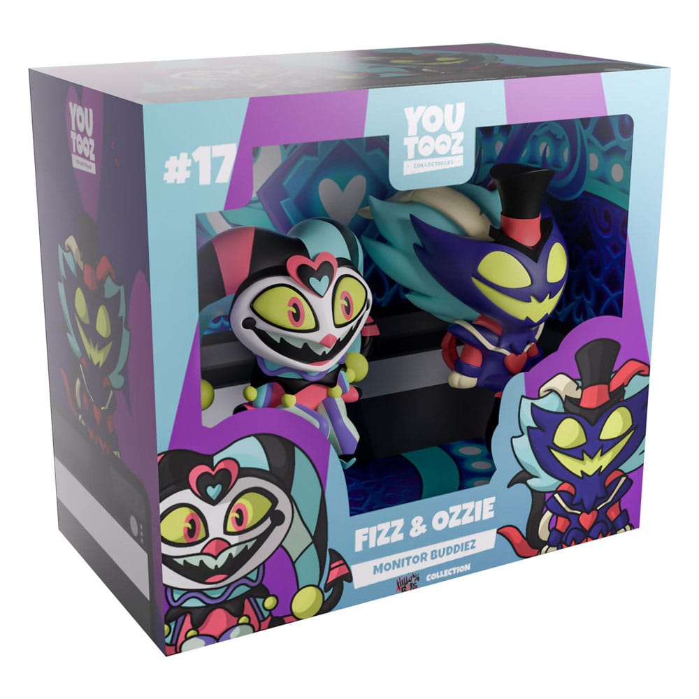 Helluva Boss Vinyl Figures Fizz & Ozzie Monitor Buddiez P063785