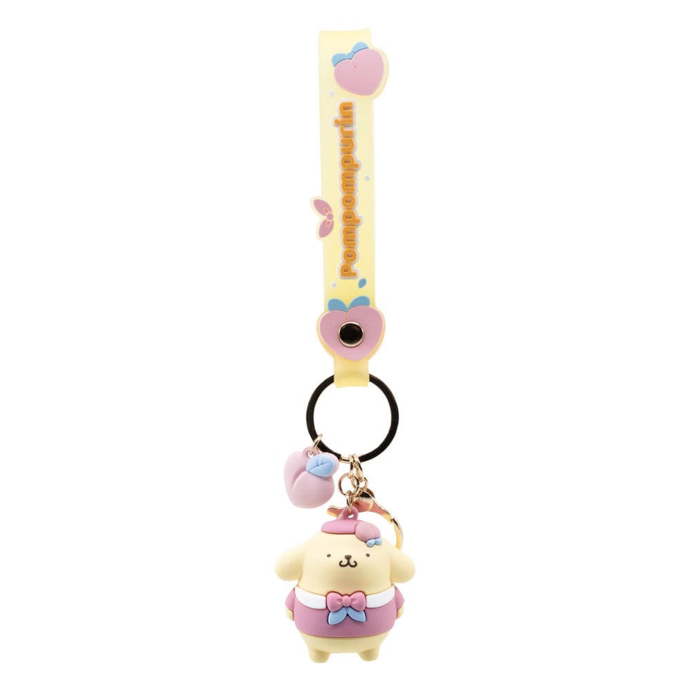 Sanrio Peach Series Keychain with Hand Strap Hello Kitty and Friends Display (12) P064741