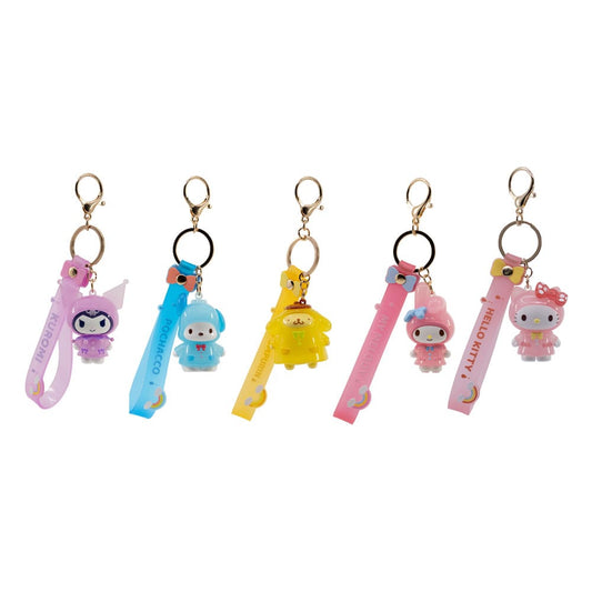 Sanrio Raincoat Series Keychain with Hand Strap Hello Kitty and Friends Display (12) P064753