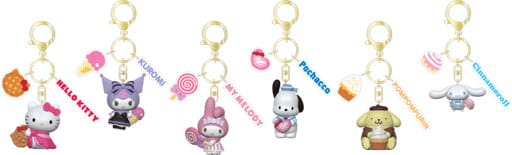 Sanrio Tea Party Series Keychain with Hand Strap Hello Kitty and Friends Display (12) P065750
