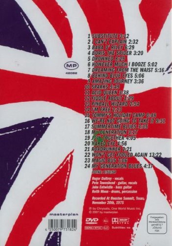 EBOND The Who - In Houston 1975 DVD D058002