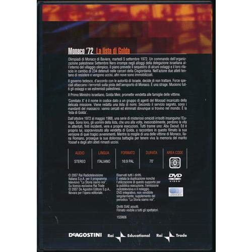 EBOND Monaco 72 - La lista di Golda - n.6 - La Storia Siamo Noi - Editoriale De Agostini DVD D063011