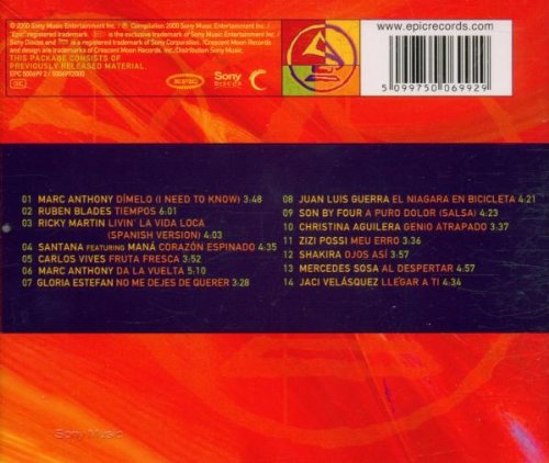 EBOND Various - 2000 Latin Grammy Nominees CD CD005035