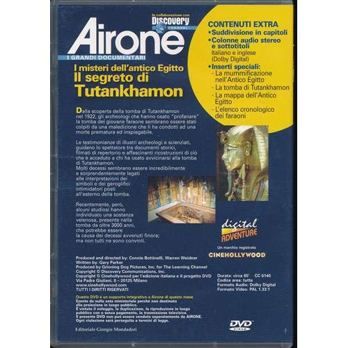 EBOND Il segreto di Tutankhamon I misteri dell'antico Egitto - Airone Discovery Channel DVD D070016