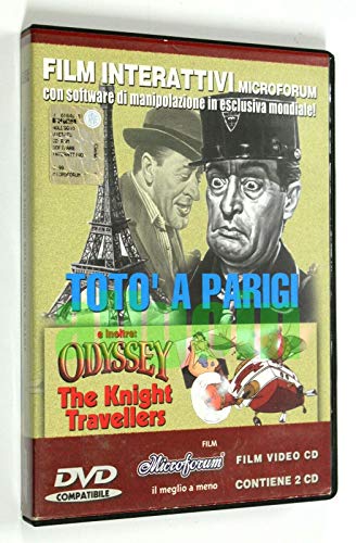 EBOND DVD INTERATTIVO TOTO' A PARIGI + ODYSSEY THE KNIGHT TRAVELLERS Microforum 2001 DL002836