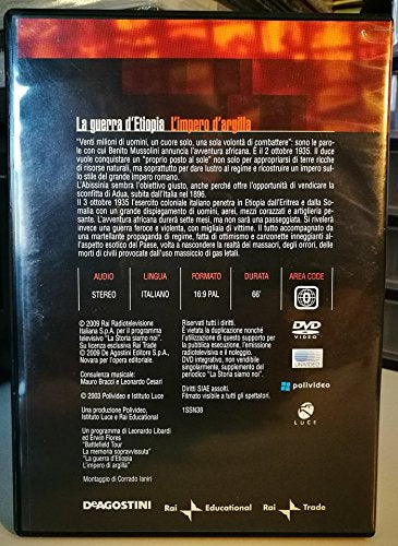 EBOND La guerra di Etiopia L'impero di argilla - n.38 La Storia siamo noi Editoriale DeAgostini DVD D046180